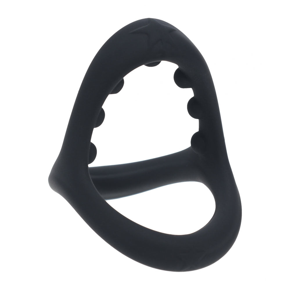 LEVELZ Cock Ring – Body-Safe Silicone – Black