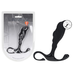LEVELZ large black rippled prostate massager