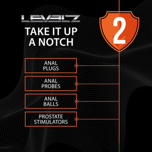 LEVELZ black medium round silicone anal balls – image 5