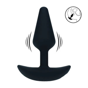 LEVELZ small black vibrating silicone butt plug – image 2