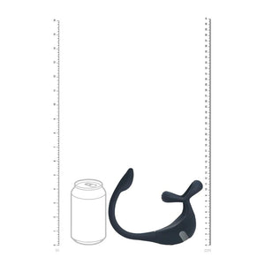 LEVELZ black vibrating Tri-O cock ring with prostate stimulator – image 6