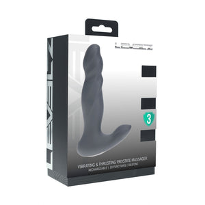 LEVELZ black vibrating thrusting prostate massager – image 7