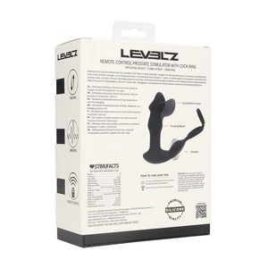 LEVELZ remote control thrusting prostate massager with cock ring – image 9