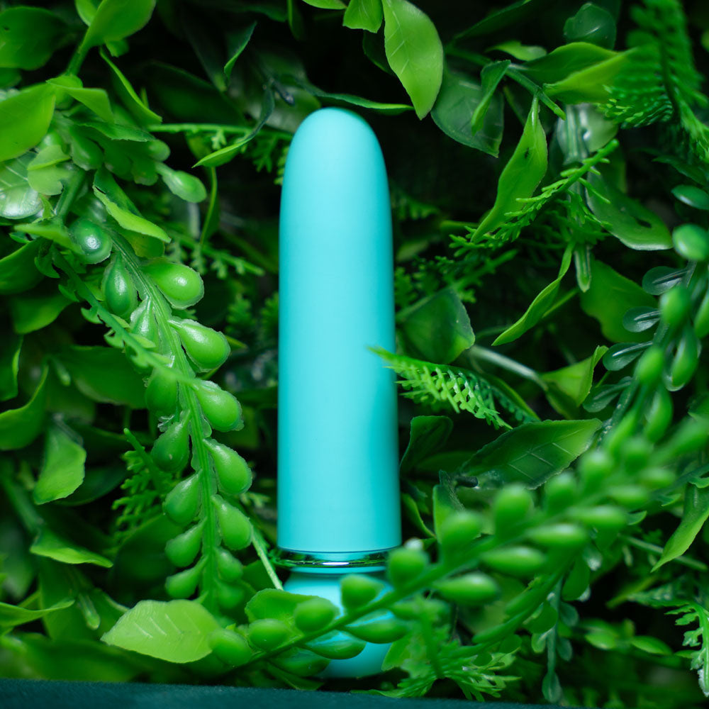 Maia JAGUAR - Blue - 10.1 cm Body-Safe USB Rechargeable Bullet Vibrator for Wellness