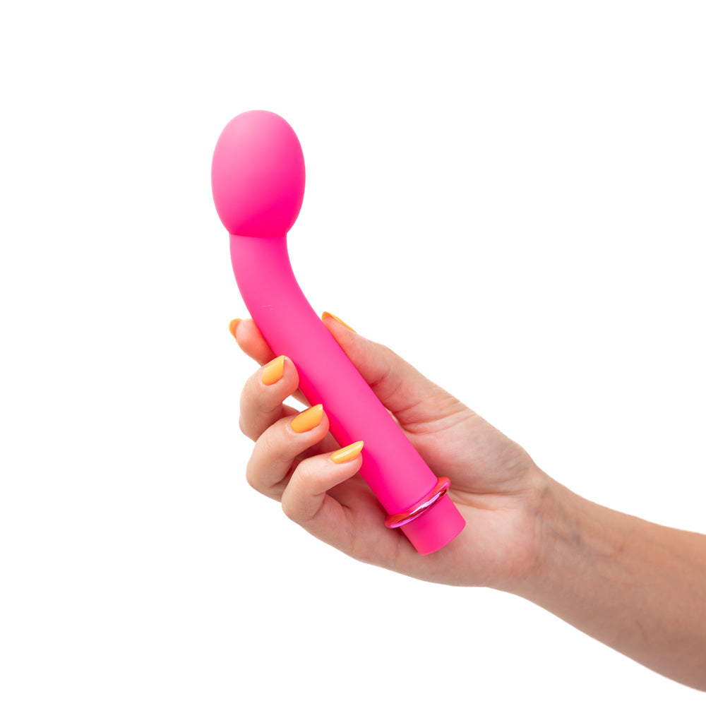 Maia KORA - Body-Safe Silicone G-Spot Vibrator in Pink (17.8 cm, USB Rechargeable)
