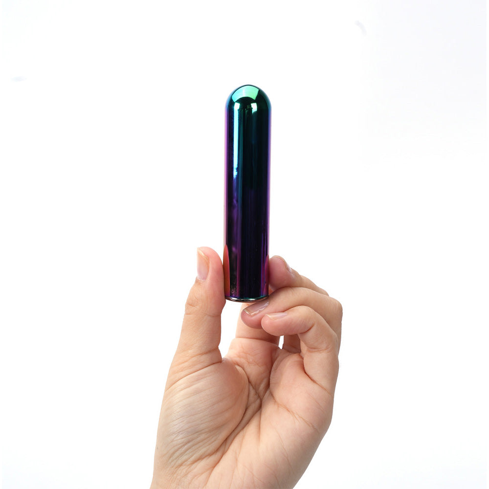 Maia Bullet – USB Rechargeable Personal Massager – Metallic – 8.9 cm
