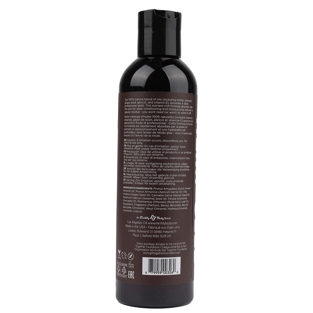 Hemp Seed Massage & Body Oil - Guavalava Scent (Guava & Blackberry) - 237 ml - Nourishing & Relaxing Formula