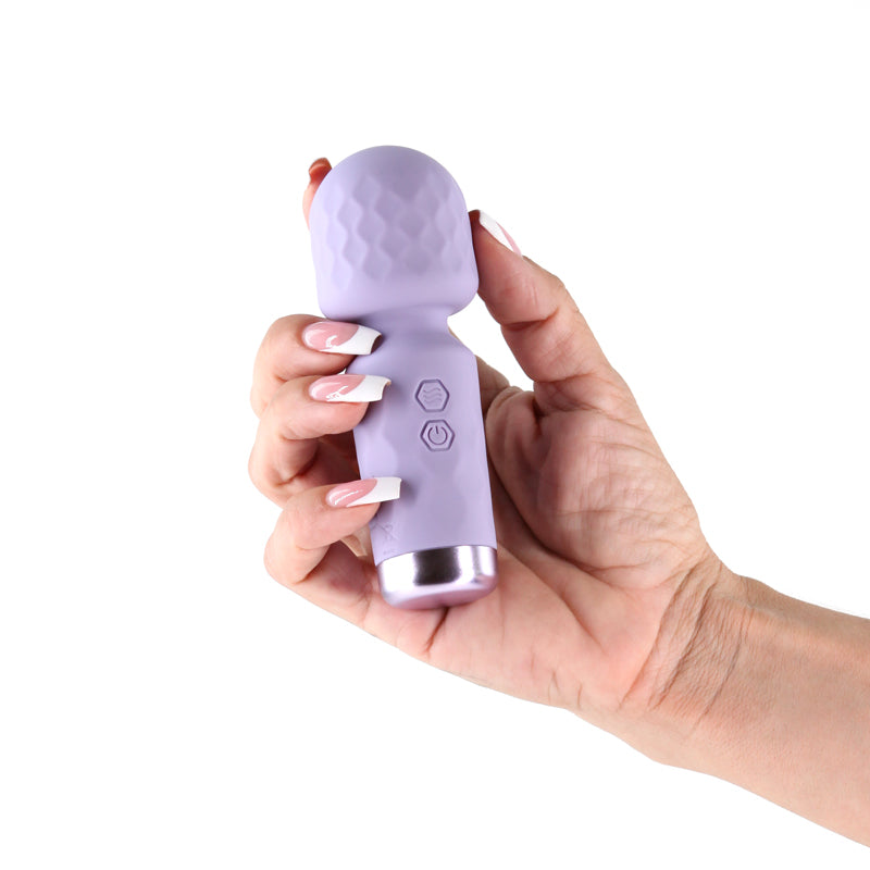Lust-n-Dreams - Salsa - Lavender - 11.5 cm Body-Safe USB Rechargeable Mini Massage Wand for Relaxation and Wellness