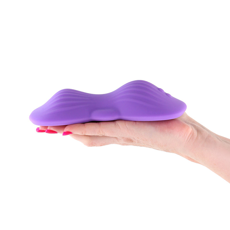 Techno Trap Vibrating Grind Pad - Purple USB Rechargeable with App Control (Body-Safe Wellness Tool)