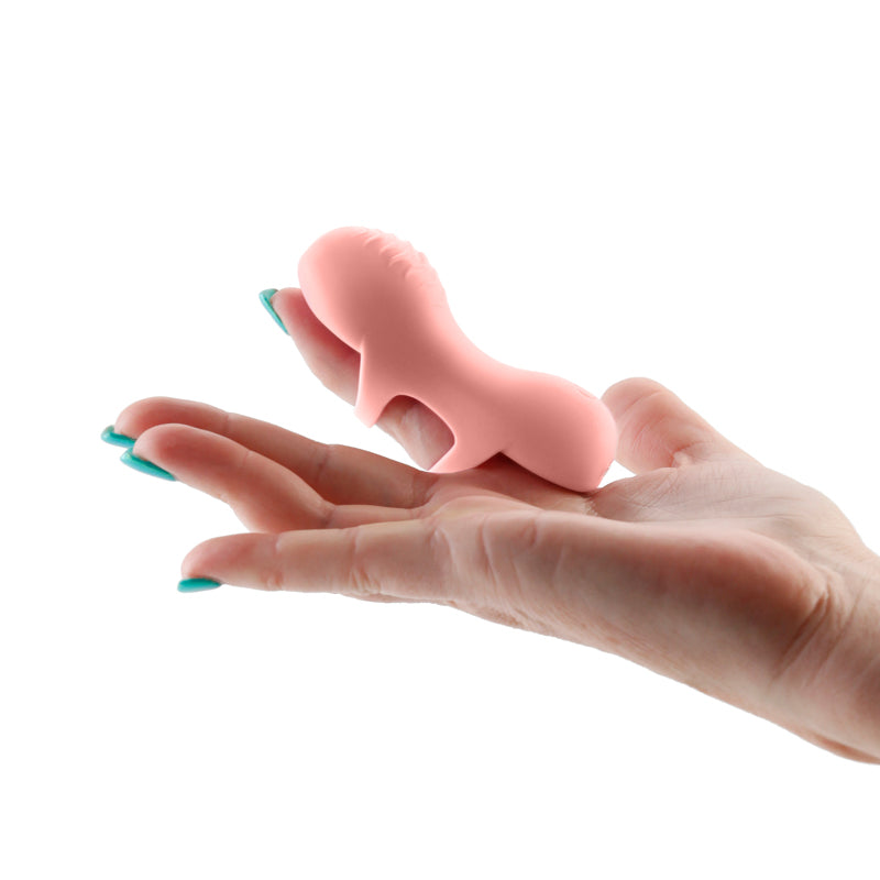 Desire - Fingerella - USB Rechargeable Finger Stimulator in Pink - Body-Safe Design for Enhanced Pleasure