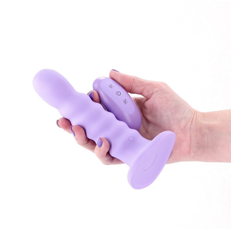 Colours Dongs – Vibrating, USB Rechargeable – Purple – 16.5 cm