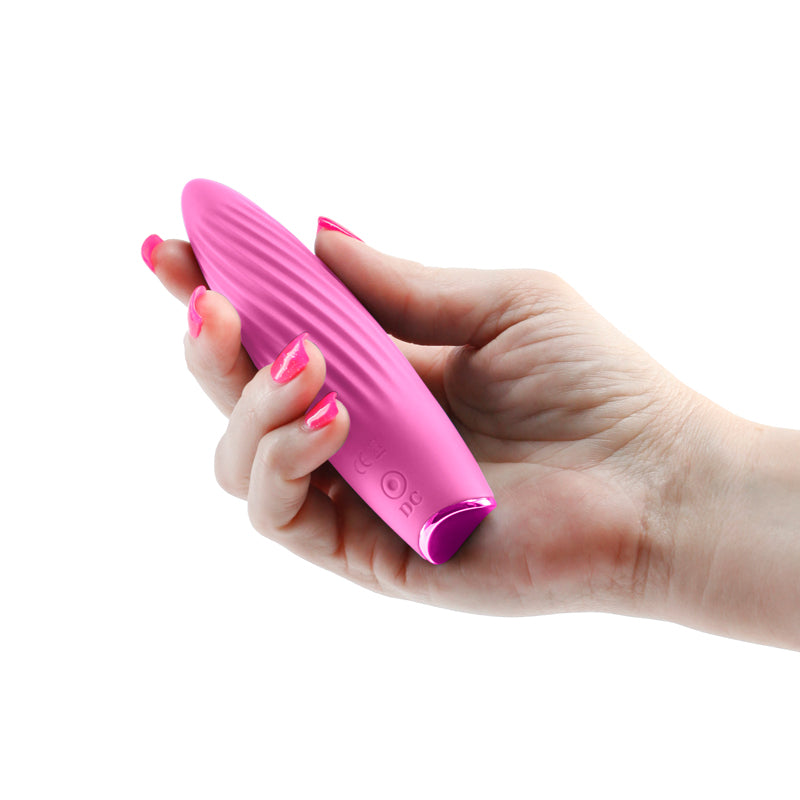 Revel Kismet – USB Rechargeable Vibrator in Pink (11.8 cm, Body-Safe Silicone)