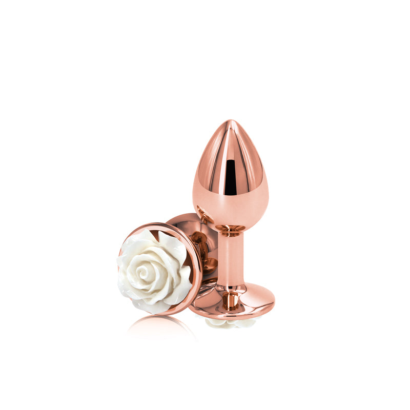 Rear Assets Anal Toy – Small, Metal – Rose Gold – 7.6 cm
