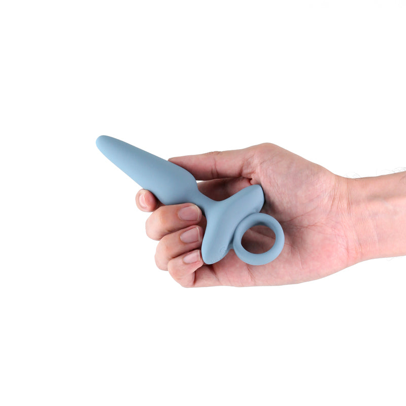 Renegade Maverick - Grey 15 cm USB Rechargeable Body-Safe Vibrating Butt Plug for Wellness and Pleasure