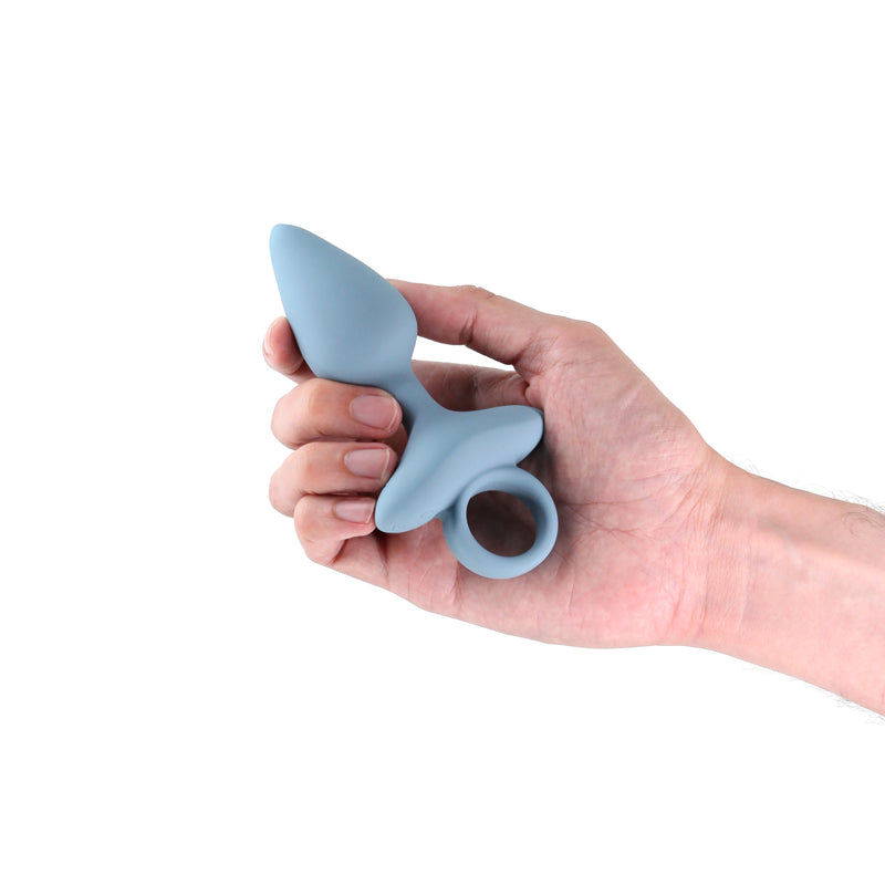 Renegade Orion Body-Safe Silicone Vibrating Butt Plug – Grey (USB Rechargeable, 13 cm)