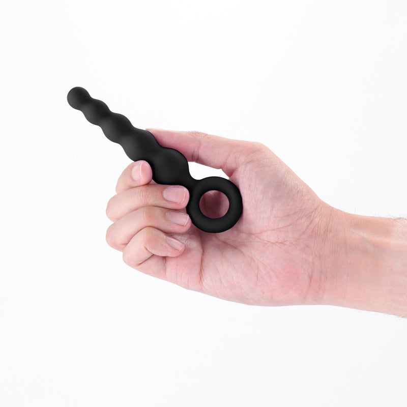 Renegade Anal Plug – Body-Safe Silicone – Black – 12.7 cm