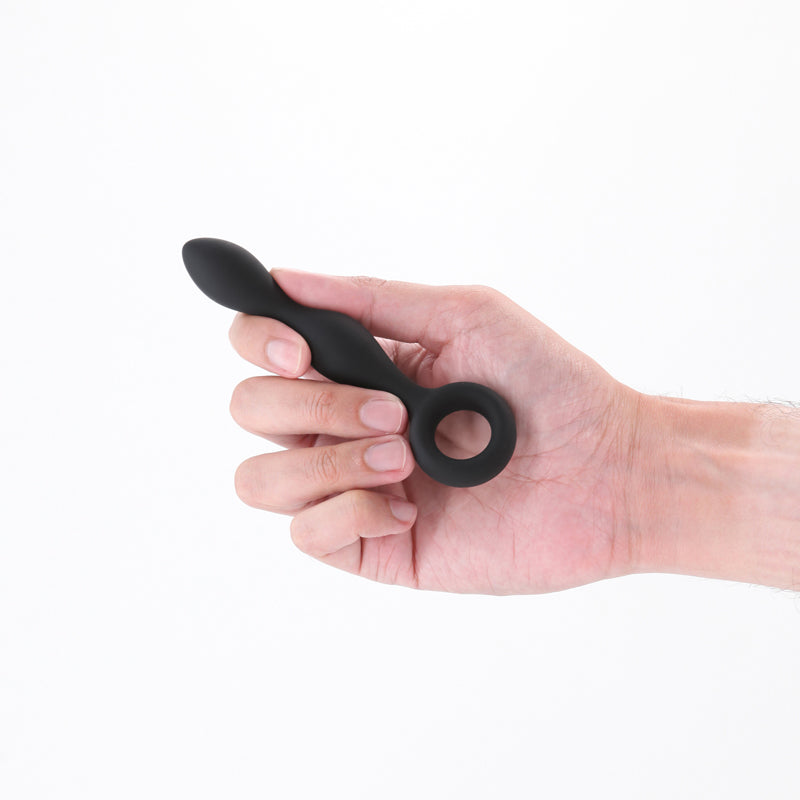 Renegade Anal Plug – Slim Design – Body-Safe Silicone – Black – 12.7 cm