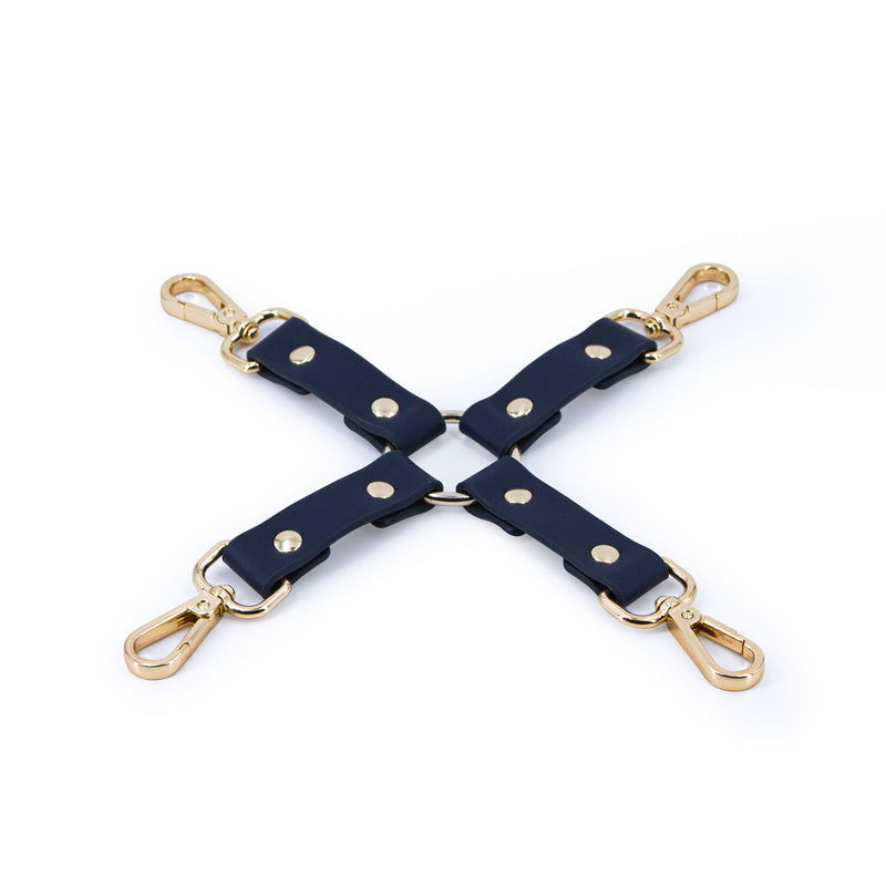 Bondage Couture Hog Tie Restraint - Blue Adjustable Hog Tie for Versatile Bondage Play (Cuffs Not Included)