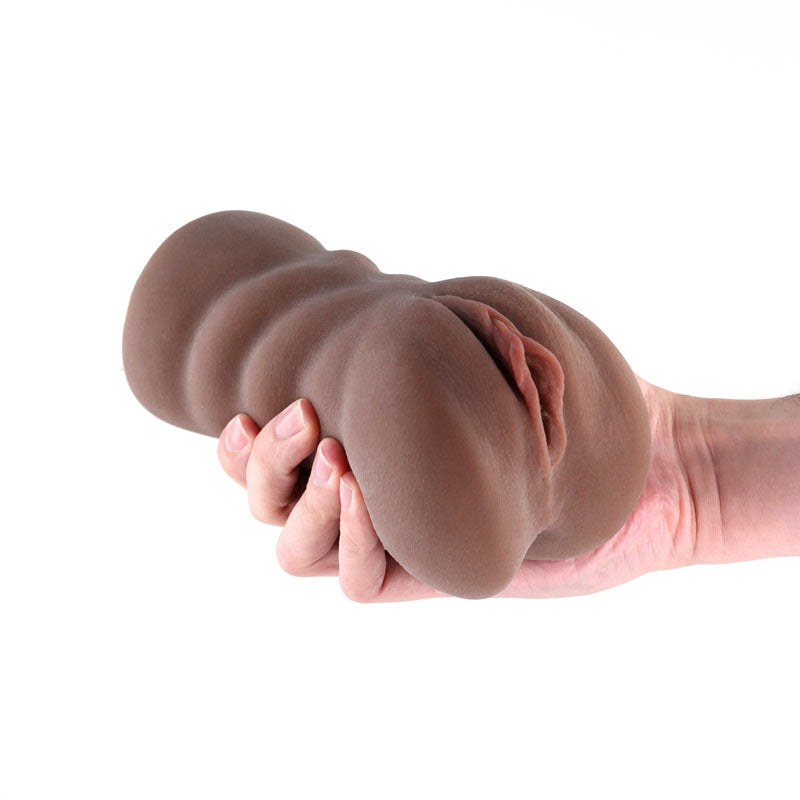 I Dream of MILF - Cassandra - Brown - Body-Safe Silicone Vagina Stroker for Intimate Wellness