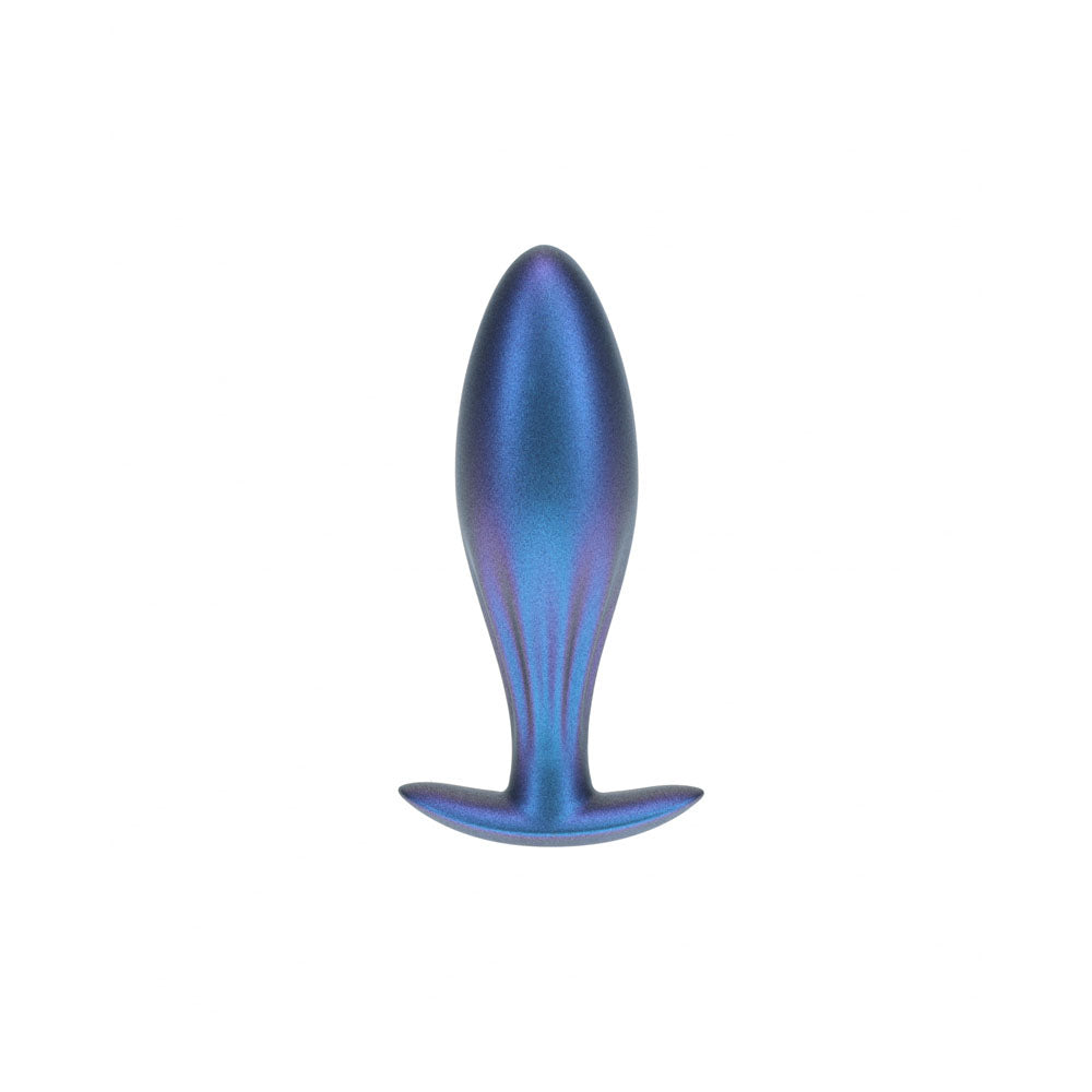 OUCH! Body-Safe Metallic Blue Oval Anal Plug – 11.7 cm (Non-Toxic, Comfortable Design)