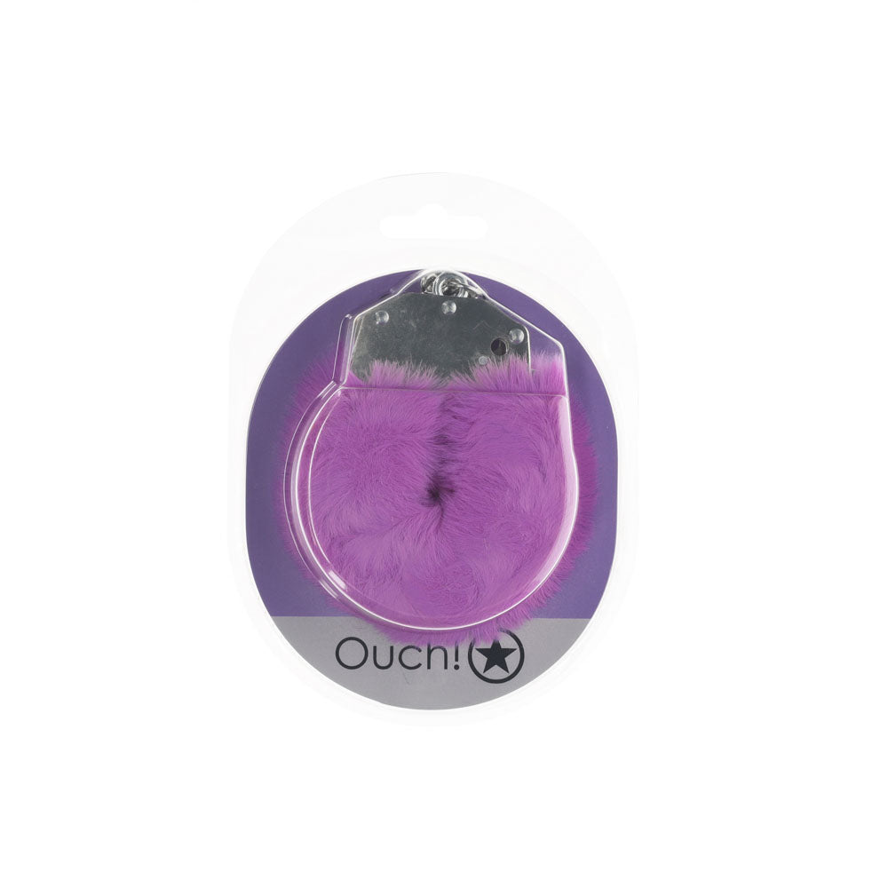 OUCH! Bondage Restraints – Heavy-Duty, Fluffy – Purple