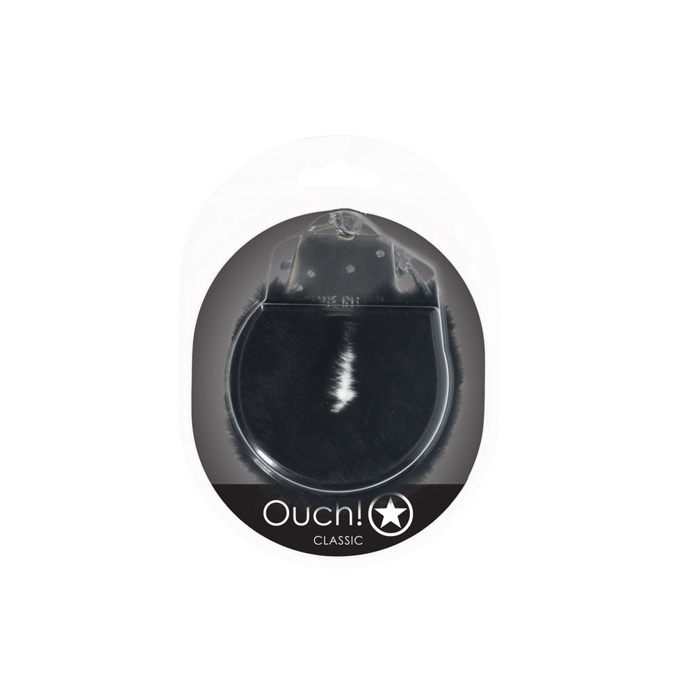 OUCH! Bondage Toy – Fluffy Restraints – Black