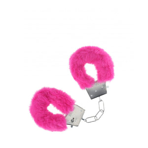 OUCH! pink classic fluffy handcuffs