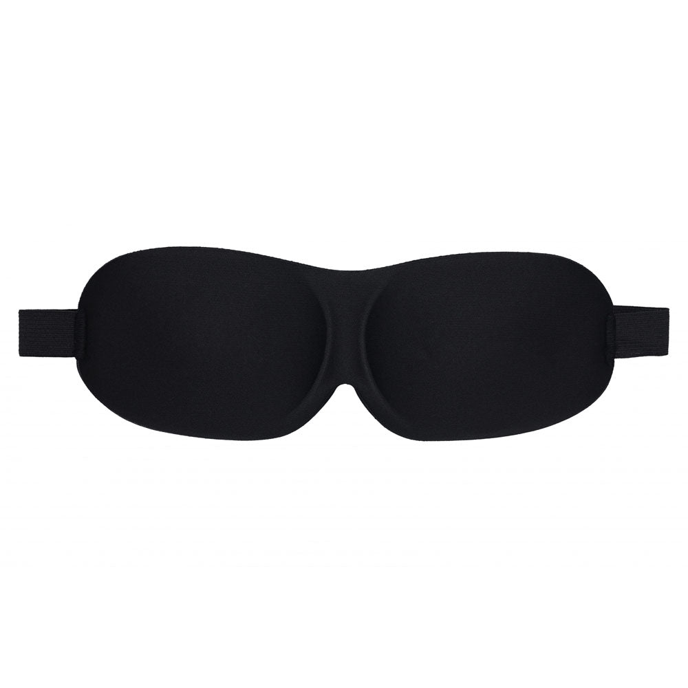 OUCH! 3D Black Eye Mask - Comfortable Sleep and Relaxation Eye Cover for All Genders