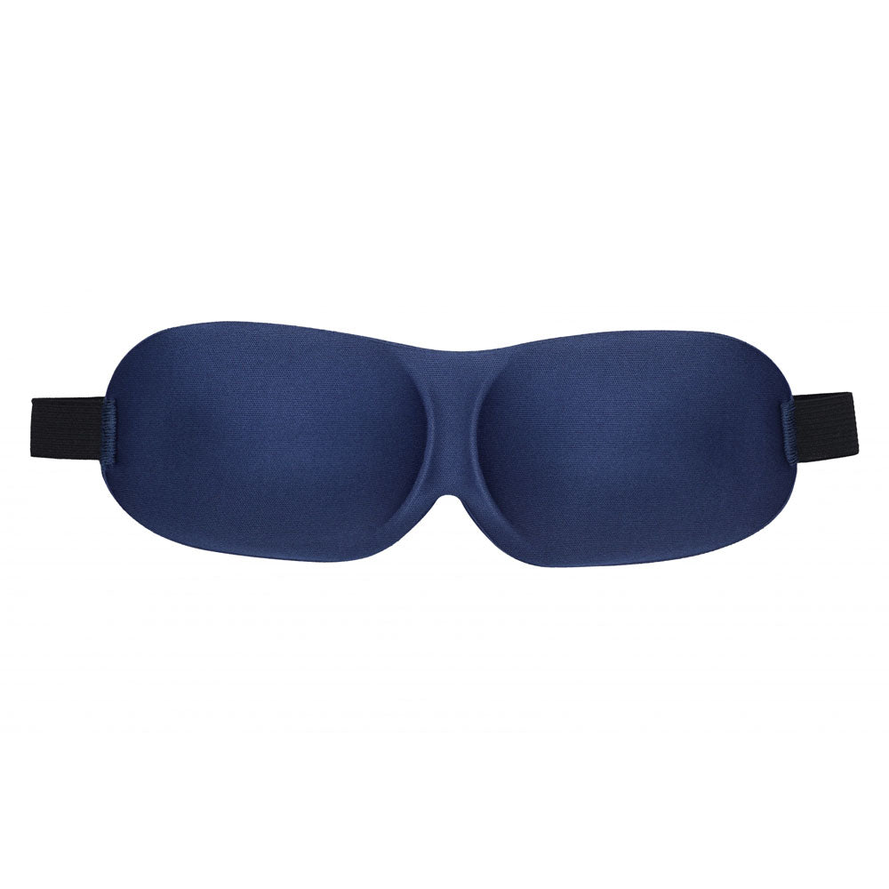 OUCH! 3D Eye Mask - Navy Blue - Comfortable Sleep Mask for Relaxation and Wellness