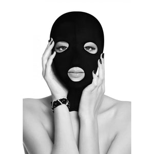 OUCH! black subversion hood with open mouth – image 3