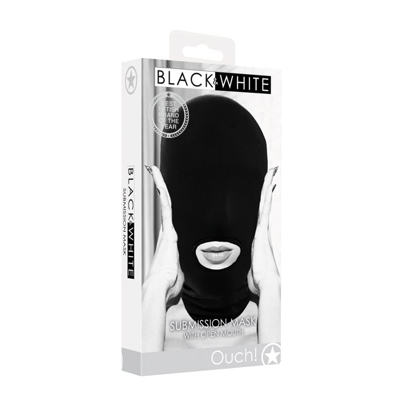 OUCH! black submission hood mask