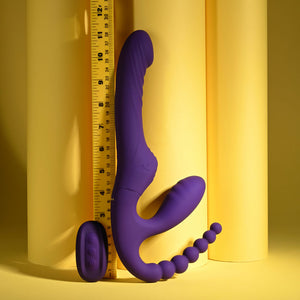 Playboy Pleasure Vibrating Strap-On with Harness – image 7