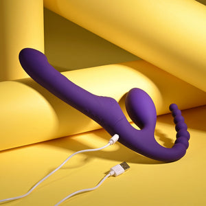 Playboy Pleasure Vibrating Strap-On with Harness – image 8