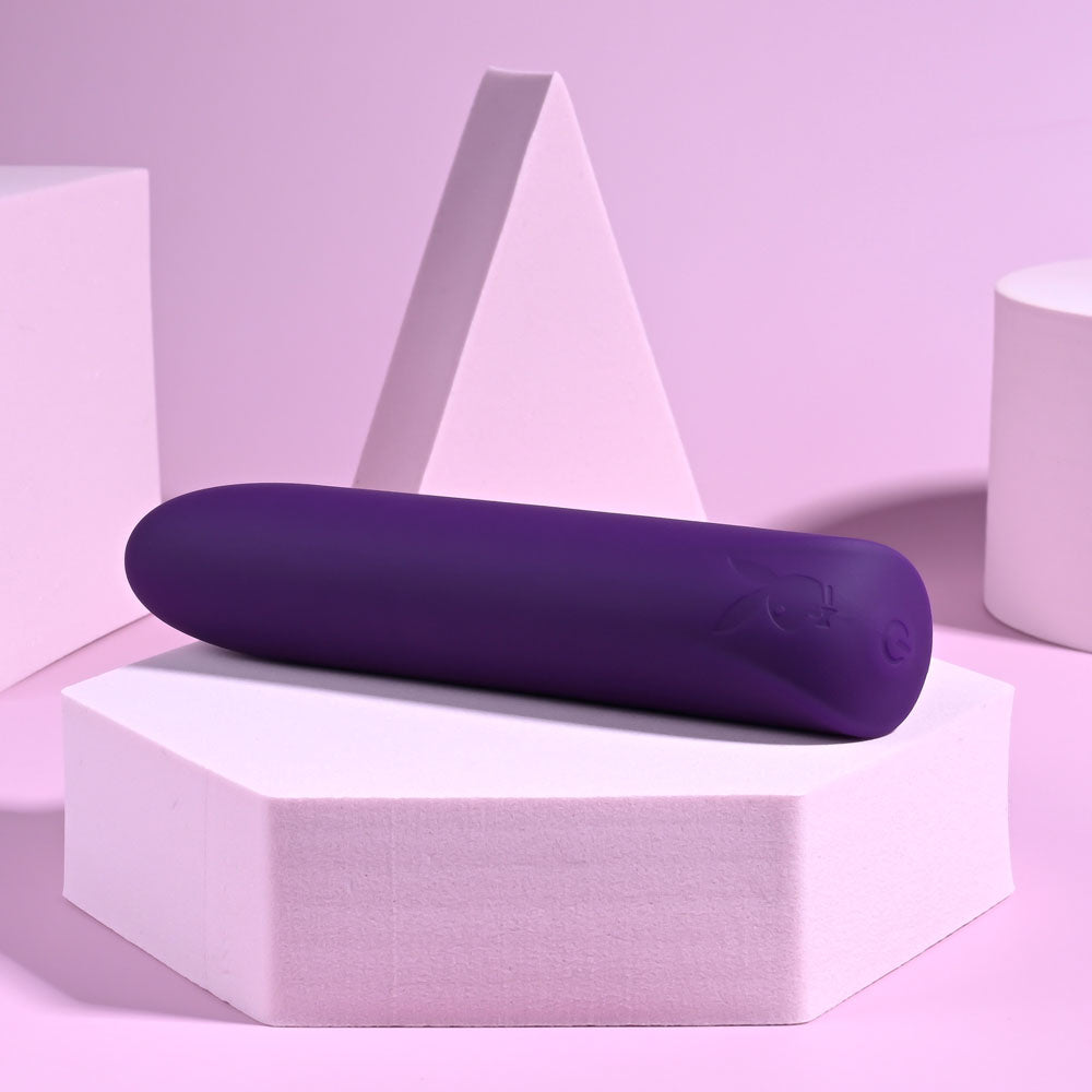 Playboy Pleasure ONE & ONLY - Lavender 12 cm USB Rechargeable Bullet Vibrator for All Genders