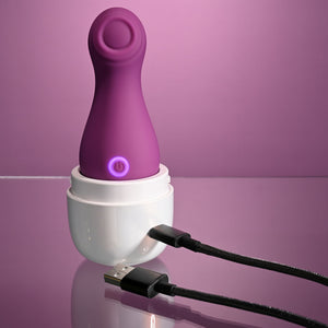 Playboy Pleasure The Jet Set Tapping Vibrator with Charging Case – image 9