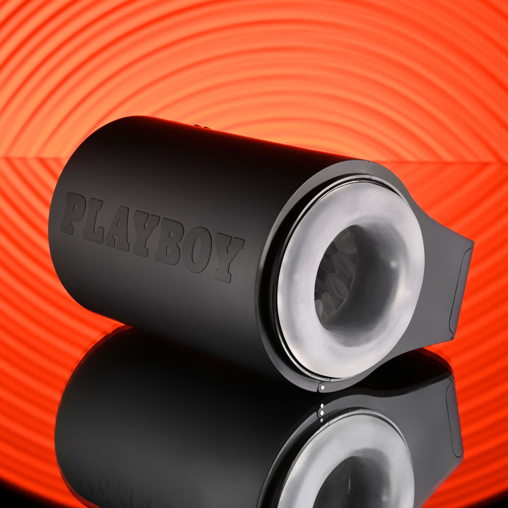 Playboy Pleasure Come Along - USB Rechargeable Vibrating Stroker for Enhanced Intimacy