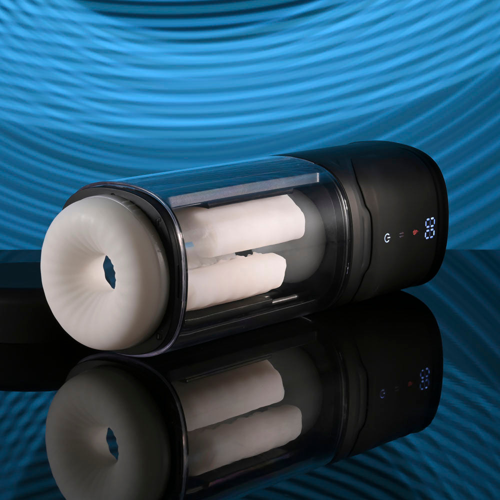 Playboy Pleasure Warming Auto Stroker - USB Rechargeable, Body-Safe Design for Ultimate Relaxation