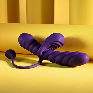 Playboy Pleasure Twisted Playground Vibrator & C-Ring Plug Kit – image 7