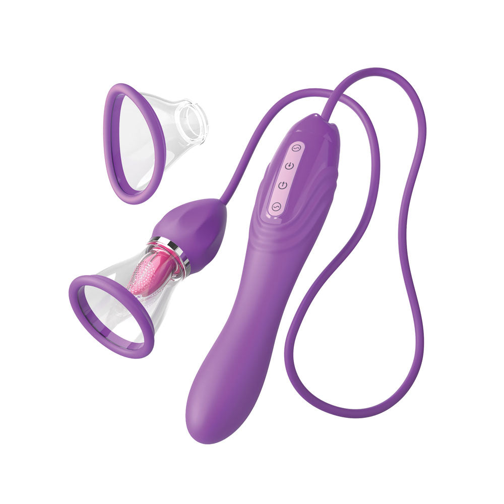 Ultimate Pleasure Max Vibrator for All – Purple USB Rechargeable with Flicking Stimulator