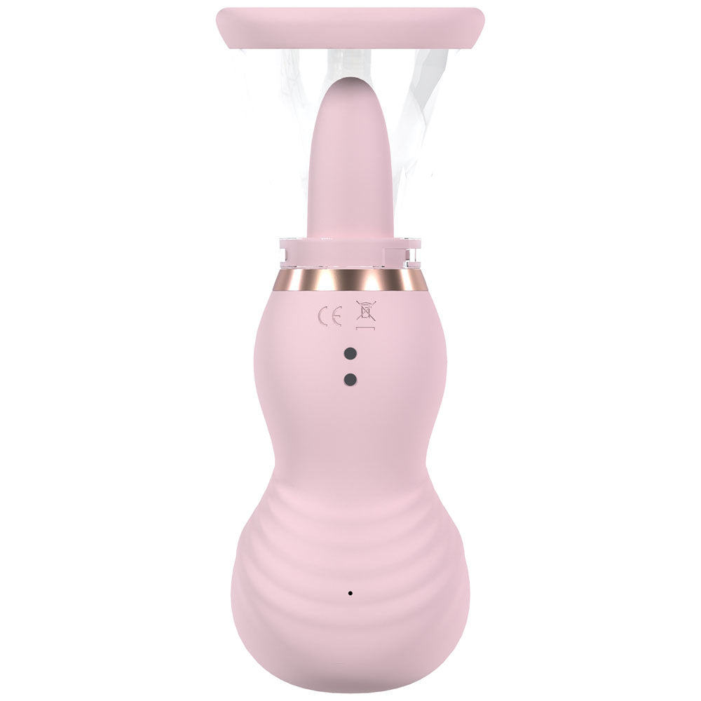 PUMPED Auto Vulva & Breast Pump - USB Rechargeable Sensual Device for Women - Pink