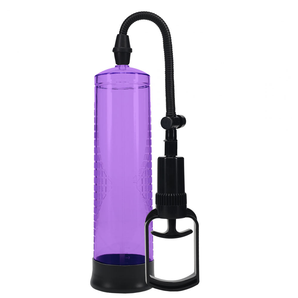 PUMPED Basic Penis Pump - Premium Purple Design (Enhanced Performance, Easy to Use)