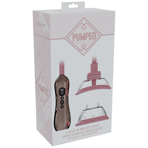 PUMPED rose gold vulva and breast pump with tongue – image 3