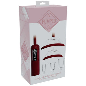 PUMPED red vulva breast and nipple pump set – image 3
