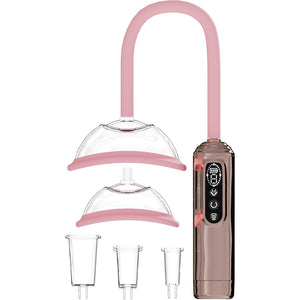 PUMPED rose gold vulva breast and nipple pump set – image 2