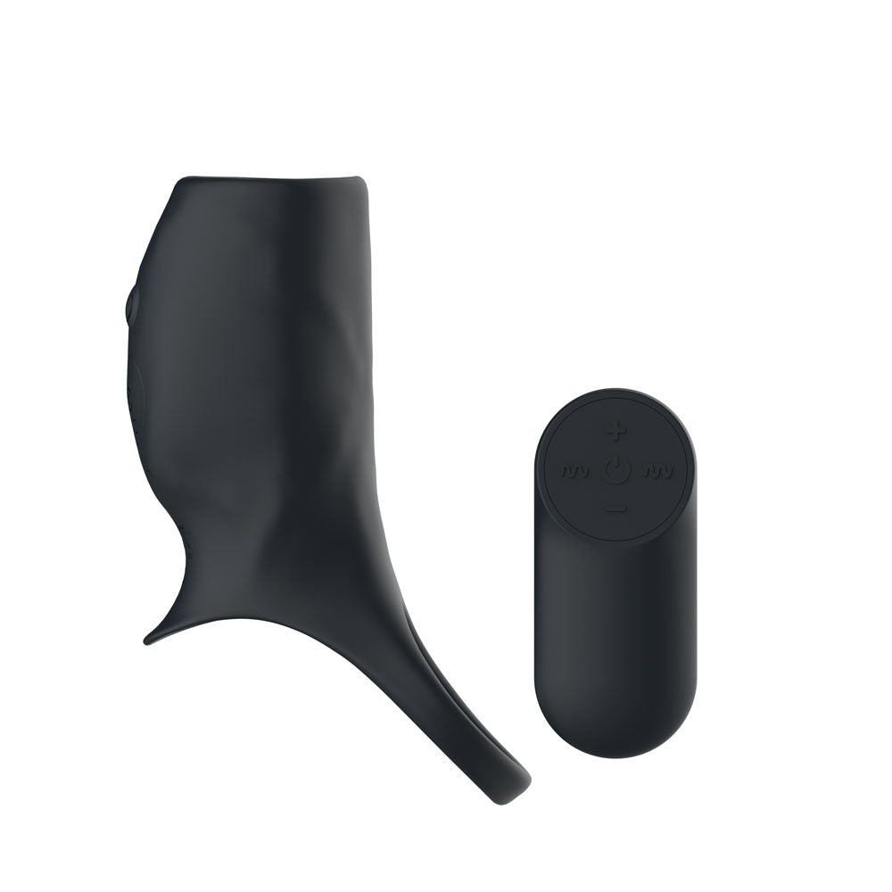 Passion Play Sleeves – Rechargeable, Body-Safe Silicone – Black