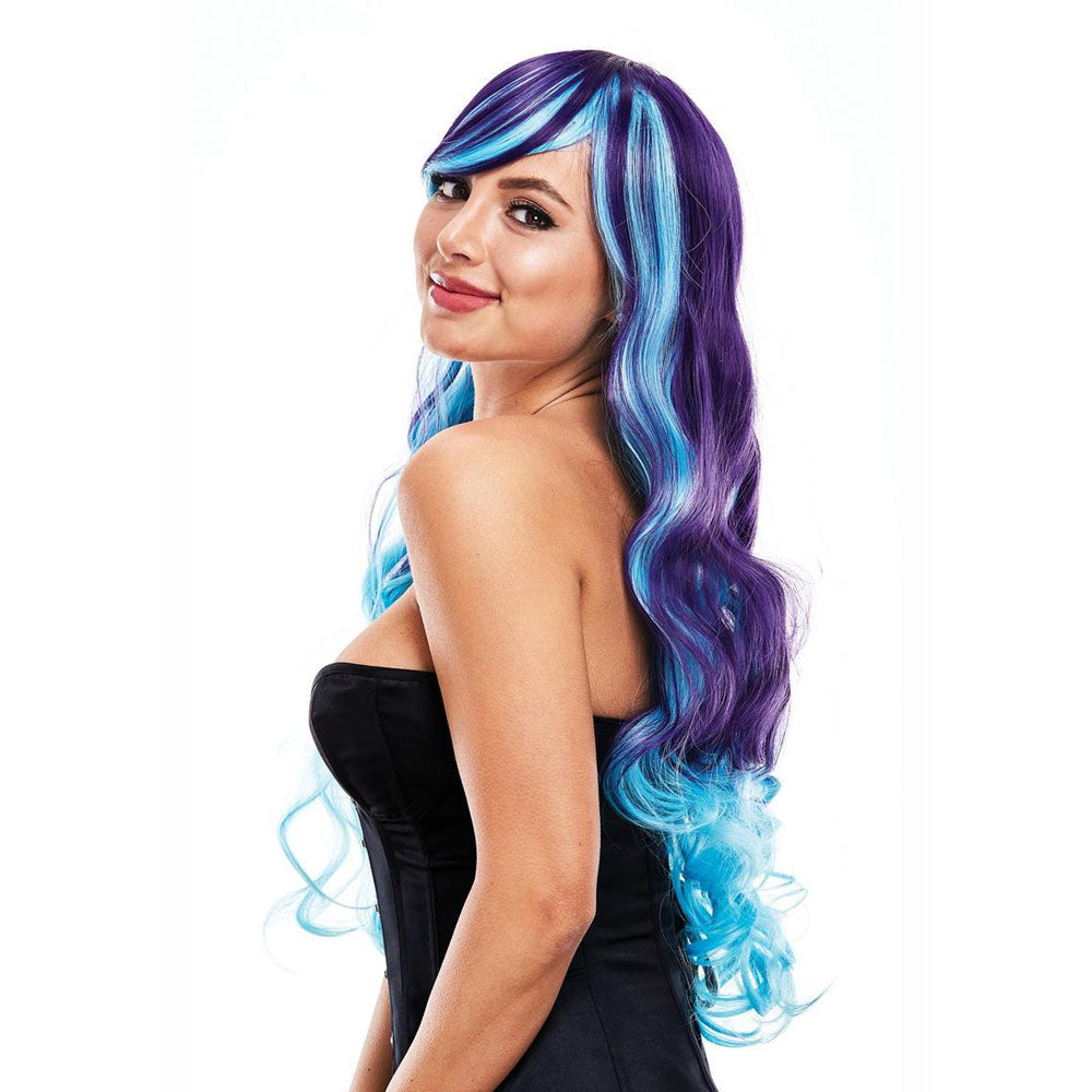 Pleasure Wigs Lingerie & Body Wear – Vibrant Colour – Purple/Blue