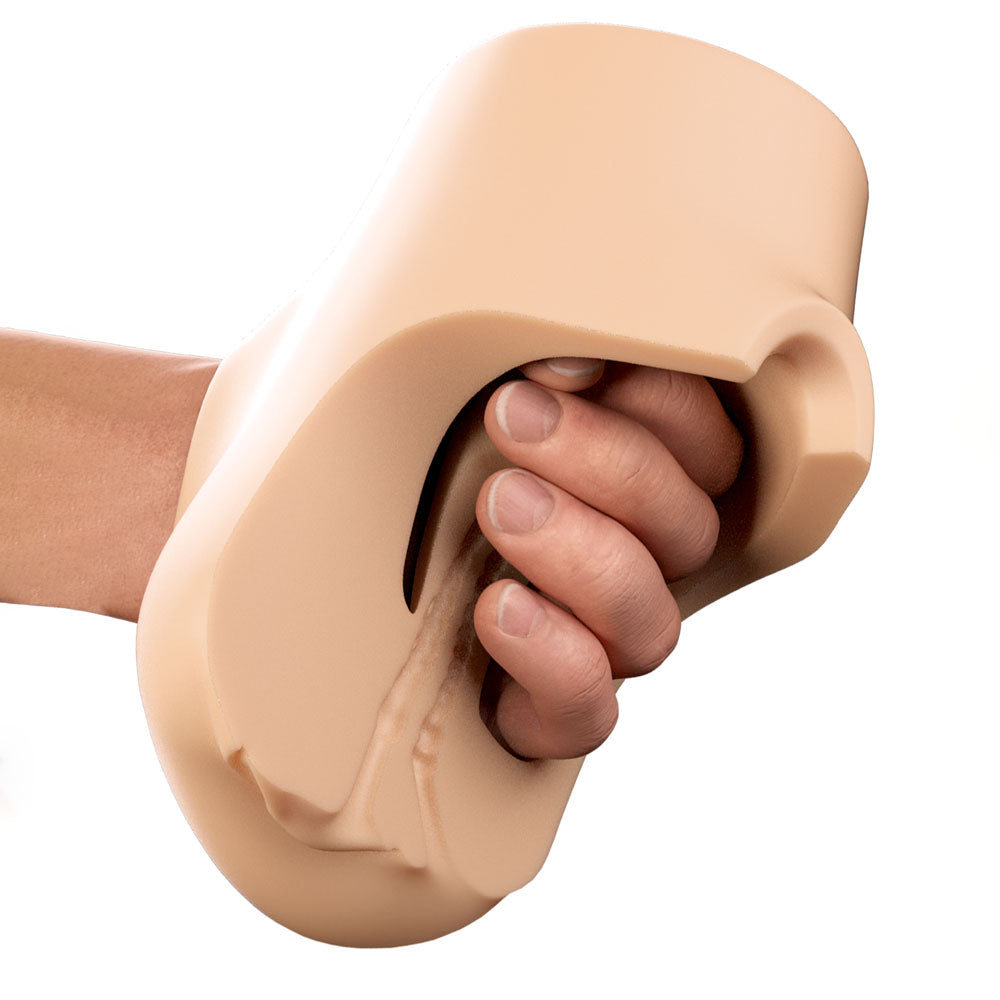 PDX Plus Masturbator – Vibrating, Rechargeable – Flesh