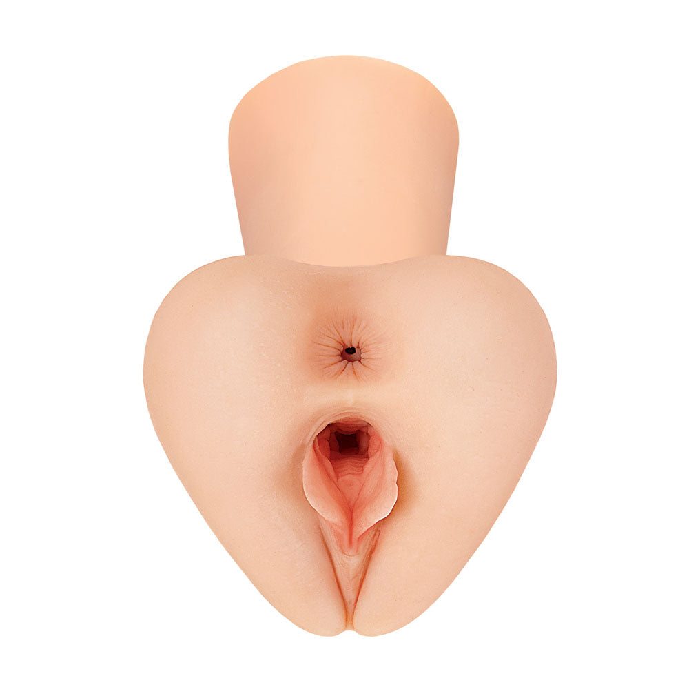 PDX Plus Stroker XL – Body-Safe Silicone – Light Flesh