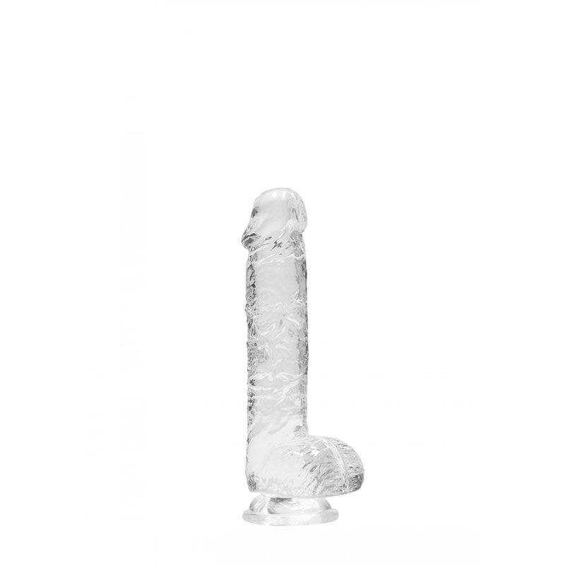 REALROCK DONG – Realistic, Body-Safe Silicone – Clear – 15.2 cm