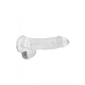 REALROCK crystal clear clear 6 inch dildo with balls – image 5